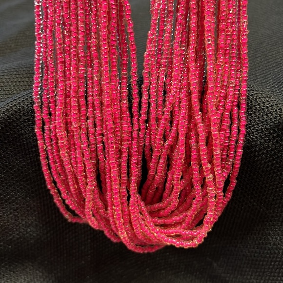 Fossil beaded statement necklace - Picture 2 of 12